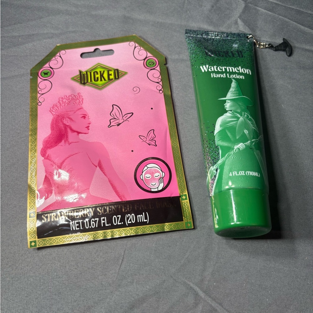 Wicked Pink Strawberry Face Mask & Green Watermelon Hand Lotion